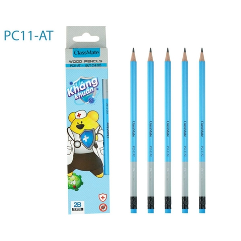 Bút chì gỗ 2B kháng khuẩn PC11-AT
