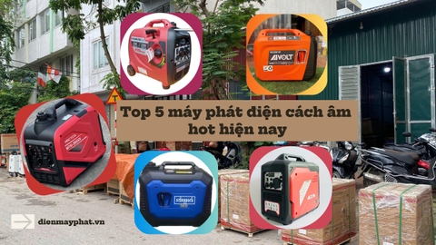 Top 5 máy phát điện cách âm dùng gia đình bán chạy nhất hiện nay