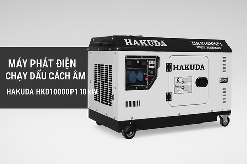 Máy phát điện chạy dầu 10KW HAKUDA HKD10000P1 – Giải pháp điện dự phòng tối ưu