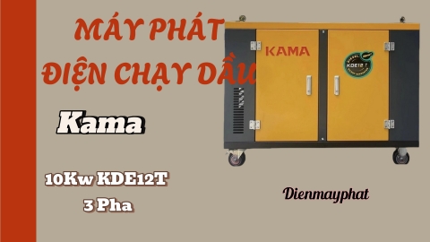 Ưu điểm máy phát điện chạy dầu Kama 10Kw KDE12T 3 Pha