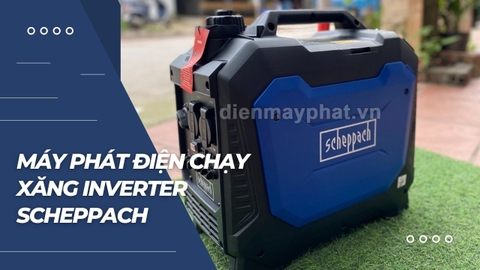 Máy Phát Điện Chạy Xăng Inverter Scheppach - Tiết kiệm nhiên liệu