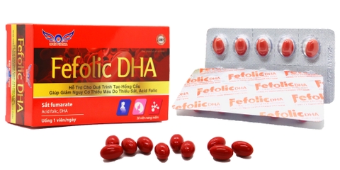 FEFOLIC DHA (Hộp 3 vỉ x 10 viên)