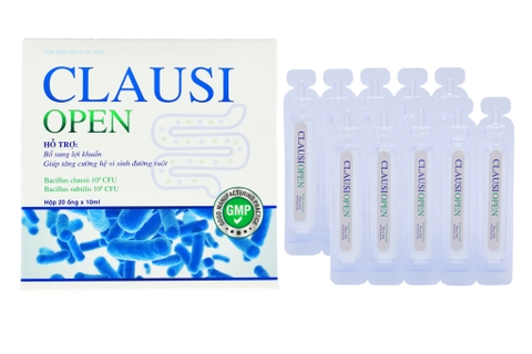 CLAUSI OPEN (Hộp 4 vỉ x 5 ống)