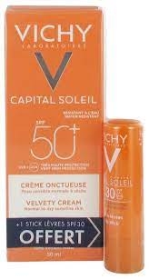 Set KCN Vichy Capital Ideal Soleil SPF50 + son dưỡng