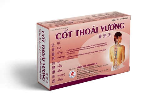 Cốt Thoái Vương Á Âu (Hộp x 3 vỉ x 10 viên)