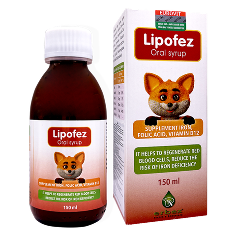 Lipofez Oral Syrup - bổ sung Sắt cho trẻ