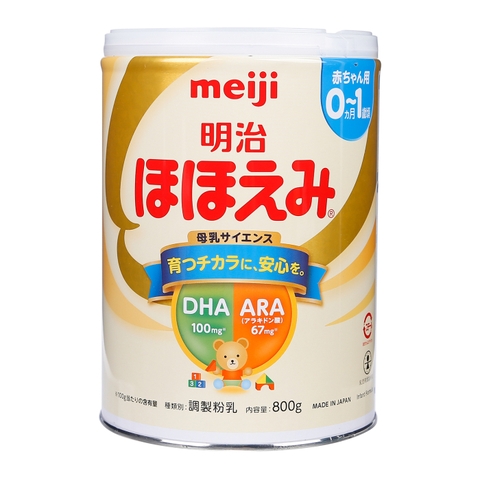 Sữa bột Meiji số 0 nội địa Nhật 800g cho bé 0-12M
