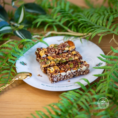 Thanh Gạo Lứt Chà Bông & Rong Biển