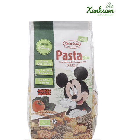 Nui RAU CỦ hữu cơ HÌNH CHUỘT MICKEY - EU Organic - Dalla Costa - Italy - 300gr