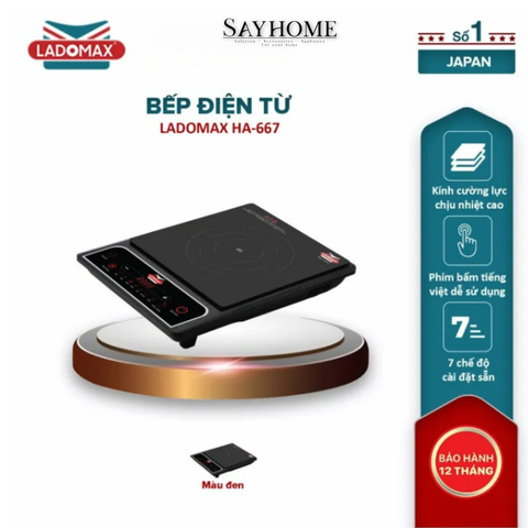 Bếp từ đơn Ladomax HA-667 - Hàng chính hãng