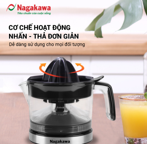 Máy vắt cam điện NAG0814 (0,75L) – Bảo hành 12 tháng