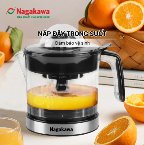 Máy vắt cam điện NAG0814 (0,75L) – Bảo hành 12 tháng