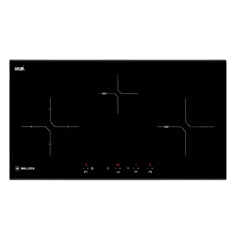 Bếp điện từ kết hợp đôi Malloca MH-03IR N - Hàng chính hãng Malloca