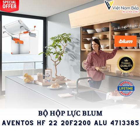 Bộ hộp lực Blum AVENTOS HF 22 20F2200 Alu 4713385