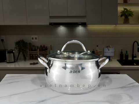 Bộ nồi B-Gem Belly BG-988 ARIC Inox304 cao cấp kèm chảo chống dính kim cương tại thành phố Hồ Chí Minh