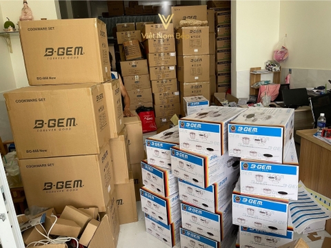 Bộ nồi B-Gem Belly BG-988 ARIC Inox304 cao cấp kèm chảo chống dính kim cương tại thành phố Hồ Chí Minh