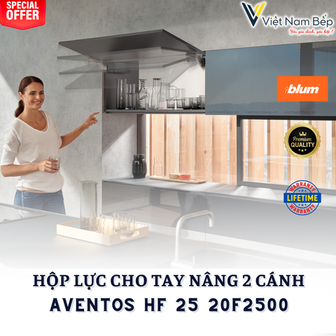 Hộp lực cho tay nâng 2 cánh Blum AVENTOS HF 25 20F2500