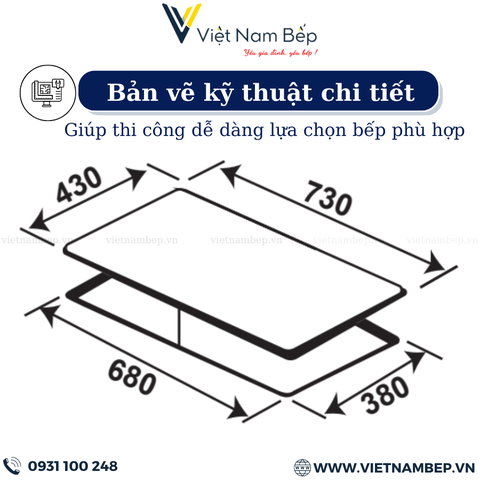 Bếp điện từ kết hợp đôi KF-EG901IH - Bảo hành chính hãng 7 năm