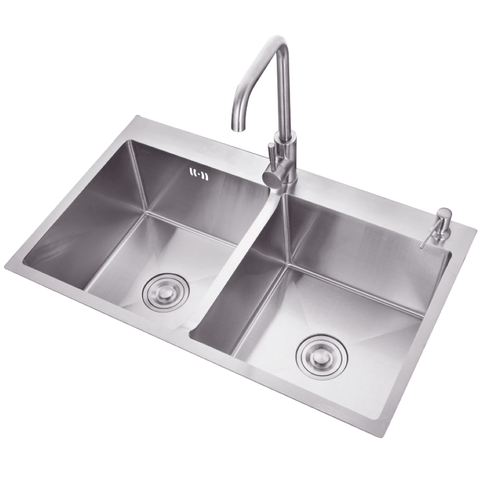 Chậu rửa INOX KAFF KF-HM8245C - Bảo hành chính hãng 5 năm