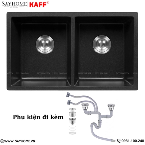 Chậu rửa GRANITE KAFF KF-MONDY-815 - Bảo hành chính hãng 5 năm
