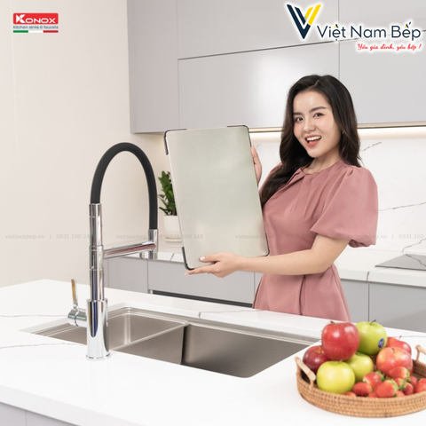 Chậu rửa bát chống xước Workstation Sink – Undermount Sink KN8646DU Dekor - Chính hãng KONOX