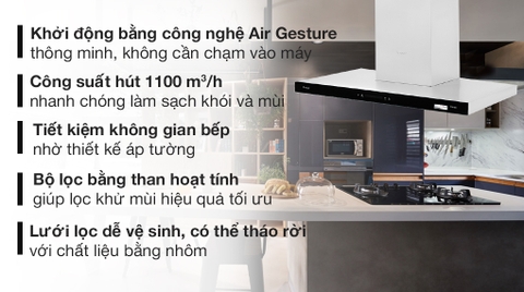 Máy hút mùi áp tường RANGE HOOD PRAMIE TT32-900