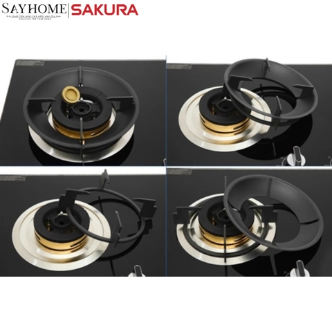 Bếp gas đôi SAKURA SG-2665GB - Chính hãng
