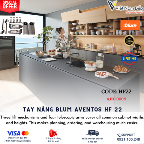 Tay nâng Blum AVENTOS HF 22