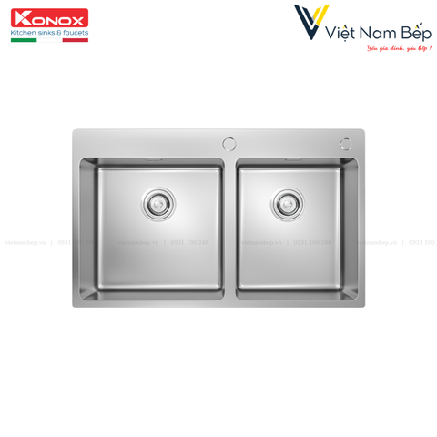 Chậu rửa bát Topmount Sink Unico 8250 - Chính hãng KONOX