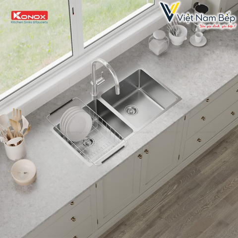 Chậu rửa bát Topmount Sink Unico 8850 - Chính hãng KONOX