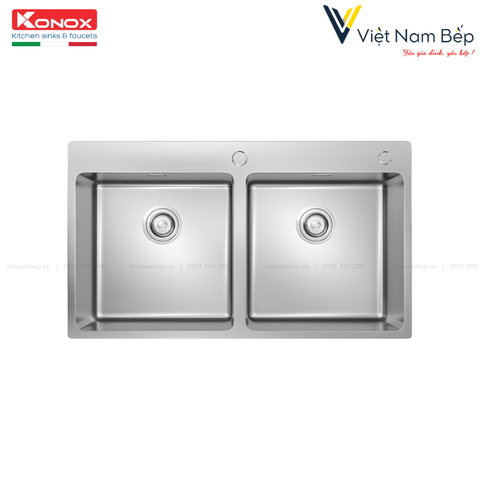 Chậu rửa bát Topmount Sink Unico 8850 - Chính hãng KONOX