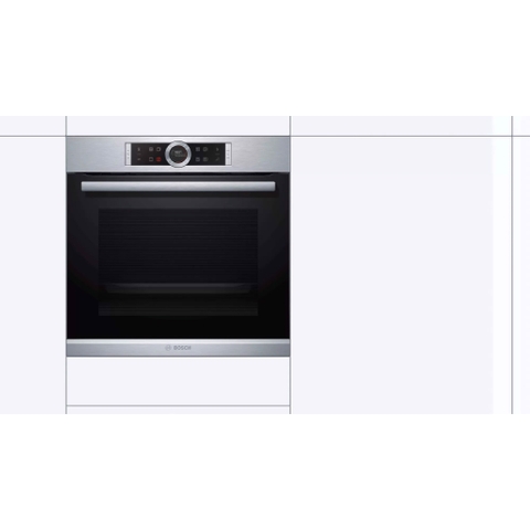 Lò nướng âm tủ Bosch HMH.HBG655BS1M Serie 8