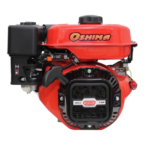 Động cơ nổ Oshima OS75-C 7.5HP Đỏ 4 thì