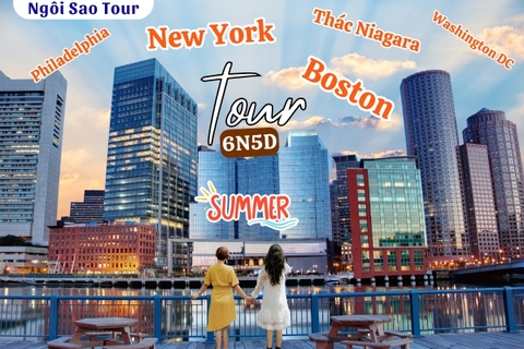 Tour Nội Địa Mỹ Bờ Đông AP6: New York City - Philadephila - Washington Dc - Niagara - Boston (6N5Đ) cùng Ngôi Sao Group