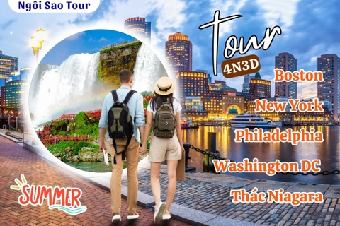 Tour Nội Địa Mỹ Bờ Đông BO4: Boston - New York City - Philadephila - Washington Dc - Niagara (4N3Đ) cùng Ngôi Sao Group