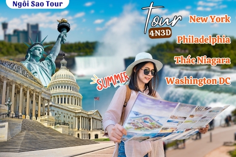 TOUR NỘI ĐỊA MỸ DFD4: WASHINGTON - NIAGARA - NEW YORK - PHILADELPHIA