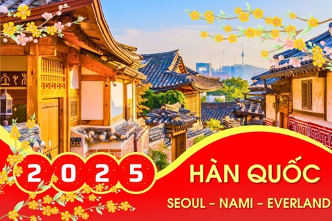 TOUR NSGHQ5 HÀN QUỐC SEOUL – NAMI – EVERLAND 5N4Đ (TẾT)