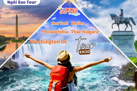 Tour Nội Địa Mỹ Bờ Đông NY4: New York City - Philadephila - Niagara - Washington DC - Boston (4N3Đ) cùng Ngôi Sao Group