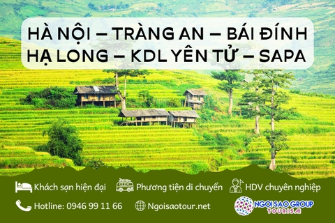 VL03. Hà Nội - Tràng An - Bái Đính - Hạ Long - KDL Yên Tử - Sapa 5N4D