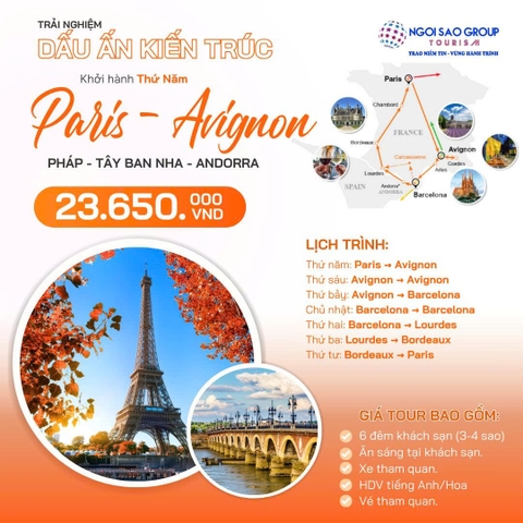 DẤU ẤN KIẾN TRÚC: PHÁP - TÂY BAN NHA – ANDORRA