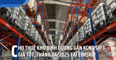 Cho thuê kho Bình Dương gần KCN VSIP 1