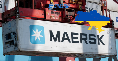 Maersk mở lại dịch vụ vận chuyển đến Cảng Reni - Ukraine
