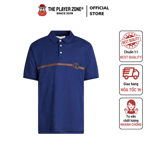 Áo Polo Gucci Avec Logo GG - Navy