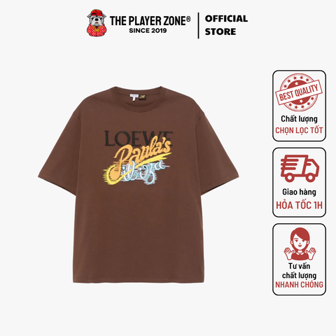 Áo Thun Loewe Paula's T-shirt - Brown