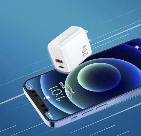 Củ sạc 20w KCLUX K10111 ( 1 cổng USB, 1 cổng TYPEC )