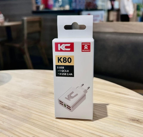 Củ sạc 5 cổng KC K80