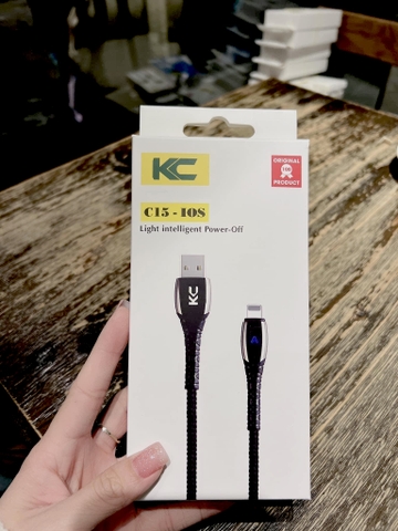Cáp sạc tự ngắt KC C15