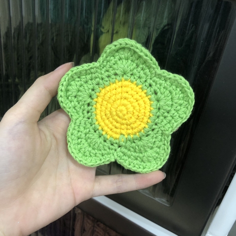 COASTER SIMPLE FLOWER-green yellow