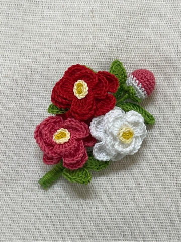 BROOCHES MIX COLOR DAISY & BUDS