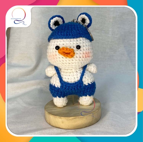 BIG ANIMALS DUCK IN CLOTHES-dark green